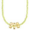 image:imageRossSimons 3000 ct tw Peridot Bead Necklace With 18kt Gold Over Sterling 18 inches