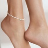 image:imageRossSimons 335mm Cultured SemiBaroque Pearl and 280 ct tw MultiGemstone Anklet in 18kt Gold Over Sterling 9 inches