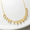 image:imageRossSimons 35mm 18kt Gold Over Sterling Graduated Bead Drop NecklaceNo Gemstone