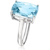 image:imageRossSimons 650 Carat Sky Blue Topaz Ring in Sterling SilverTopaz