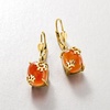 image:imageRossSimons Carnelian Reef Drop Earrings in 18kt Gold Over Sterling