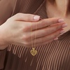 image:imageRossSimons Italian 14kt Yellow Gold Openwork Heart Pendant Necklace 165 inches