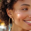 image:imageRossSimons Italian 18kt Gold Over Sterling Large Hoop Earrings