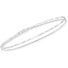 image:imageRossSimons Italian Sterling Silver DualChain Draped Anklet 10 inches