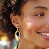 image:imageRossSimons Italian Sterling Silver and 18kt Gold Over Sterling DoubleOval Drop Earrings