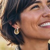 image:imageRossSimons Italian Sterling Silver and 18kt Gold Over Sterling Interlocking Hoop Earrings