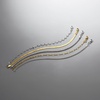 image:imageRossSimons Italian Sterling Silver and 18kt Gold Over Sterling Jewelry Set 5 Chain BraceletsWhite