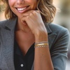 image:imageRossSimons Italian Sterling Silver and 18kt Gold Over Sterling Jewelry Set 5 Chain BraceletsWhite