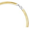 image:imageRossSimons Italian Sterling Silver and 18kt Gold Over Sterling Reversible Omega NecklaceNo Gemstone