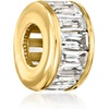 image:imageRossSimons JulyRuby  Baguette Birthstone Bead Charm in 18kt Gold Over Sterling