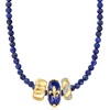 image:imageRossSimons Lapis FleurDeLis Bead Charm in 18kt Gold Over Sterling