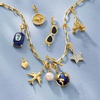 image:imageRossSimons Lapis and 60 Carat Swiss Blue Topaz Charm in 18kt Gold Over Sterling