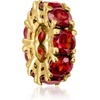 image:imageRossSimons MarchAquamarine  Birthstone Bead Charm in 18kt Gold Over Sterling