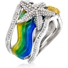 image:imageRossSimons Multicolored Enamel Starfish Ring in 2Tone Sterling SilverNo Gemstone
