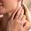 image:imageRossSimons Pastel Blue Enamel Ring With Diamonds in 18kt Gold Over SterlingDiamond