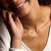 image:imageRossSimons Pure Collection Italian 14kt Yellow Gold DoubleHeart Layered Necklace 16 inches
