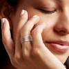 image:imageRossSimons Sterling Silver and 18kt Gold Over Sterling Jewelry Set 6 Stackable RingsNo Gemstone