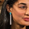 image:imageRossSimons Turquoise Fringe Drop Earrings in Sterling Silver