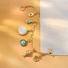image:imageRossSimons Turquoise Sand Dollar Charm in 18kt Gold Over Sterling