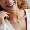 image:imageRossSimons Turquoise Sand Dollar Charm in 18kt Gold Over Sterling