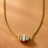 image:imageRossSimons White and Yellow Enamel Daisy Bead Charm in 18kt Gold Over Sterling