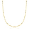 image:imageCharles Garnier 18kt Gold Over Sterling Paper Clip Link Necklace 24 inches