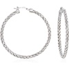 image:imageCharles Garnier Milan Sterling Silver Large Hoop Earrings