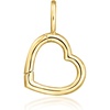 image:imagePure Collection by RossSimons 14kt Yellow Gold Heart Charm Holder Pendant