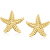 image:imagePure Collection by RossSimons Italian 14kt Yellow Gold Starfish Stud Earrings