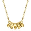image:imagePure Collection by RossSimons Italian 18kt Gold Over Sterling Bead Charm Necklace 16 inches