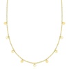 image:imagePure Collection by RossSimons Italian 18kt Gold Over Sterling Disc Station NecklaceNo Gemstone