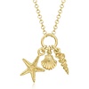 image:imagePure Collection by RossSimons Italian 18kt Gold Vermeil Sea Life Necklace 16 inches