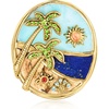 image:imageRossSimons 015 ct tw MultiGemstone Beach Ring in 18kt Gold Over SterlingDiopside