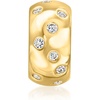 image:imageRossSimons 020 ct tw Scattered LabGrown Diamond Bead Charm in 18kt Gold Over Sterling