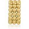 image:imageRossSimons 18kt Gold Over Sterling 3Row Bead Charm