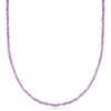 image:imageRossSimons 2500 ct tw Amethyst Bead Necklace With 18kt Gold Over Sterling 18 inches