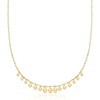 image:imageRossSimons 35mm 18kt Gold Over Sterling Graduated Bead Drop NecklaceNo Gemstone