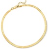 image:imageRossSimons 3mm 18kt Gold Over Sterling Herringbone Anklet 9 inches