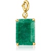 image:imageRossSimons 575 Carat Emerald Charm in 18kt Gold Over Sterling