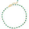 image:imageRossSimons Green Chalcedony Anklet in 18kt Gold Over Sterling 9 inches