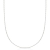 image:imageRossSimons Italian 14kt White Gold Medium RopeChain NecklaceNo Gemstone