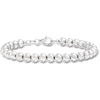 image:imageRossSimons Italian 6mm Sterling Silver Bead Braceletno gemstone