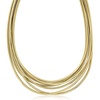 image:imageRossSimons Italian MultiStrand Flex Necklace With 18kt Gold Over Sterling ClaspNo Gemstone