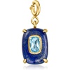 image:imageRossSimons Lapis and 60 Carat Swiss Blue Topaz Charm in 18kt Gold Over Sterling