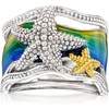 image:imageRossSimons Multicolored Enamel Starfish Ring in 2Tone Sterling SilverNo Gemstone