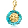 image:imageRossSimons Turquoise Sand Dollar Charm in 18kt Gold Over Sterling