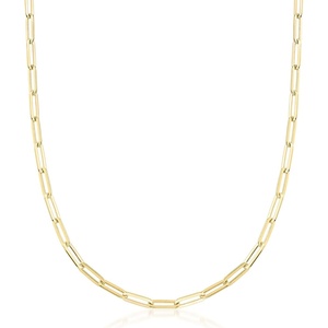 image:imageCharles Garnier 18kt Gold Over Sterling Paper Clip Link Necklace 24 inches
