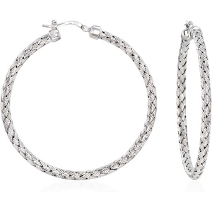 image:imageCharles Garnier Milan Sterling Silver Large Hoop Earrings