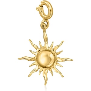 image:imageRossSimons 18kt Gold Over Sterling Sun Charm
