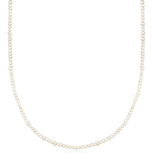 image:imageRossSimons 34mm Cultured Pearl Bead Necklace With 18kt Gold Over Sterling 18 inches